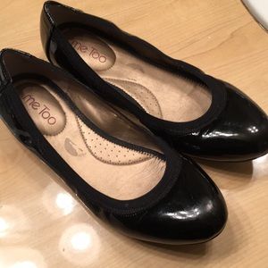 Me too patent leather flats.
